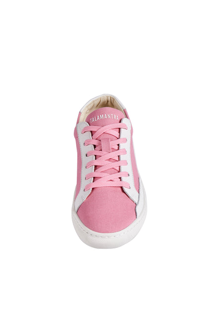 TALAMANTRA Women's Flat Pink Sneakers