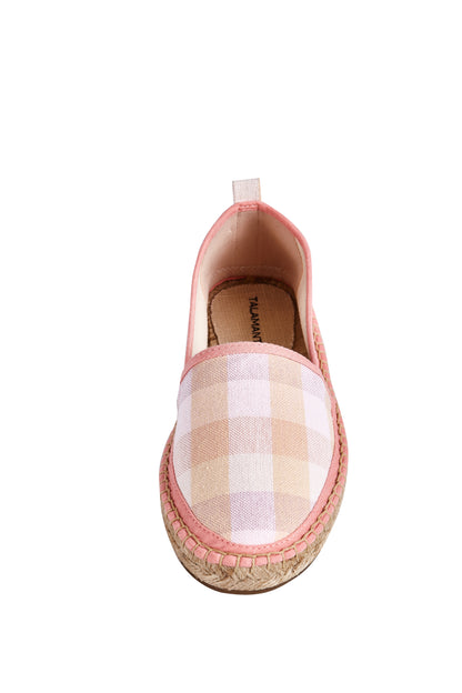 TALAMANTRA Handmade Women's Organic Cotton Madras Espadrille