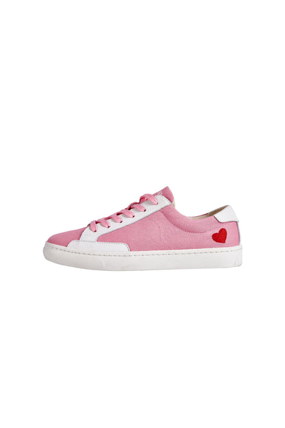 TALAMANTRA Women's Flat Pink Sneakers